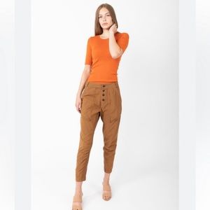 Prairie Underground | Muted Blue Busking Visit Pant organic cotton S